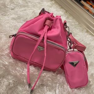 Bossy pink tote bag
